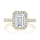 Emerald Bloom Engagement Ring