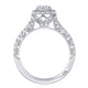 Pear Bloom Engagement Ring