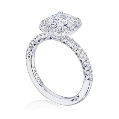 Round Bloom Engagement Ring