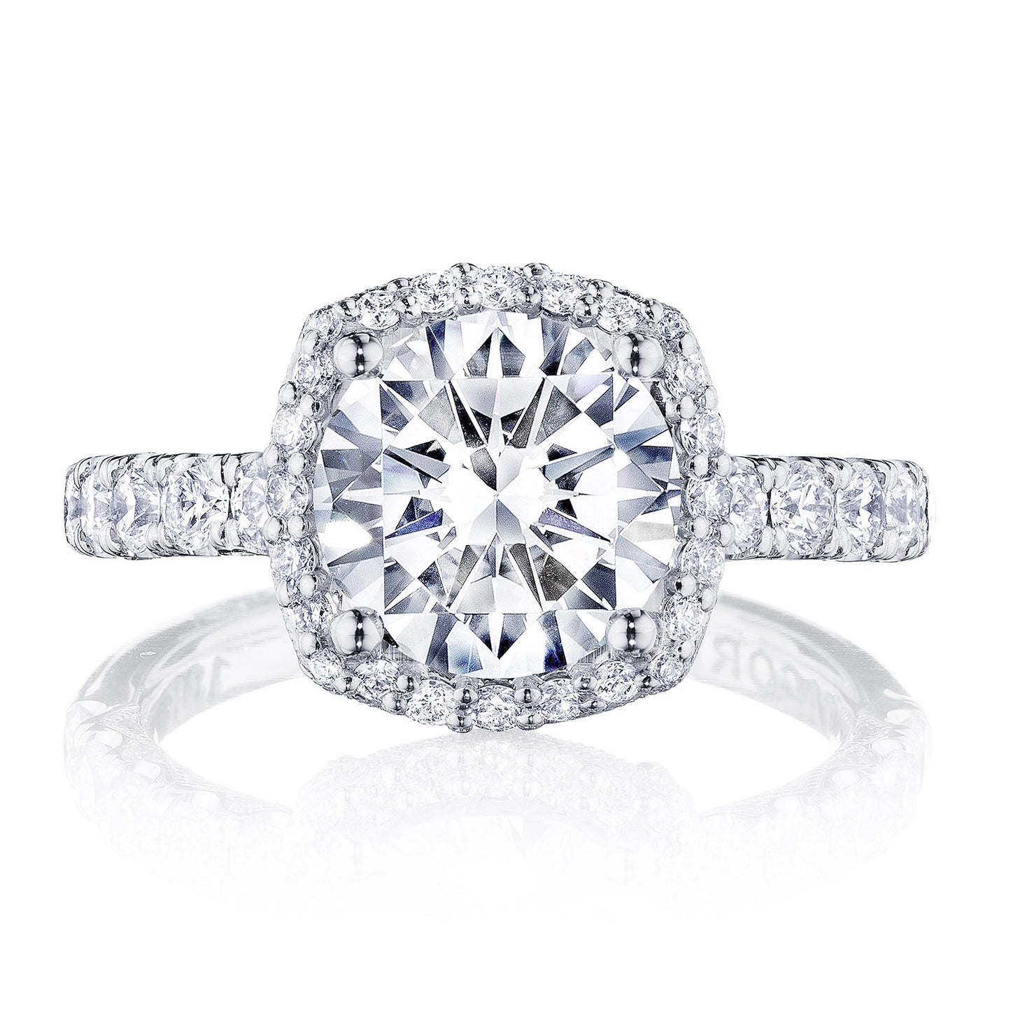 Round Bloom Engagement Ring