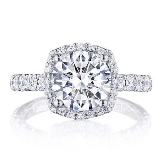 Round Bloom Engagement Ring