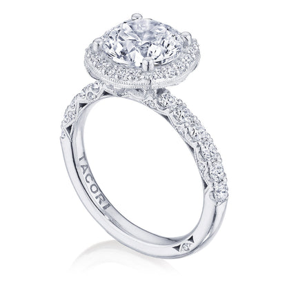 Round Bloom Engagement Ring