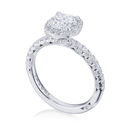 Round Bloom Engagement Ring