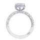 Round Bloom Engagement Ring