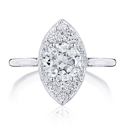 Round Bloom Engagement Ring