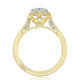 Round Bloom Engagement Ring