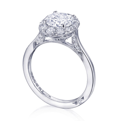 Round Bloom Engagement Ring