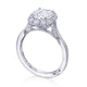Round Bloom Engagement Ring
