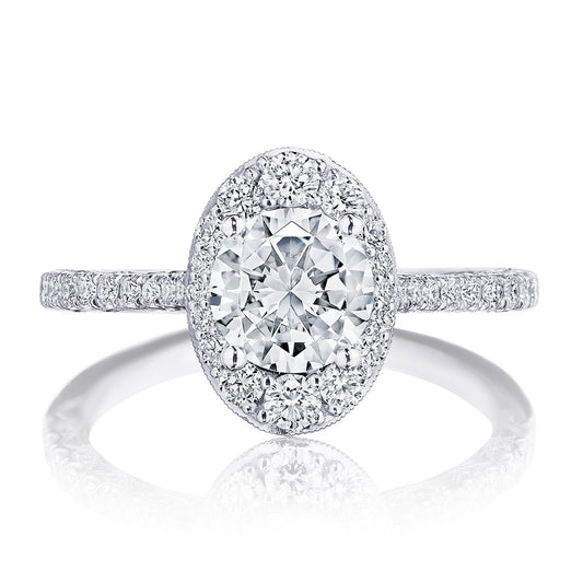 Round Bloom Engagement Ring