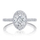 Round Bloom Engagement Ring