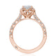 Round Bloom Engagement Ring