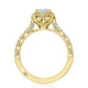 Round Bloom Engagement Ring