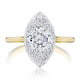 Round Bloom Engagement Ring