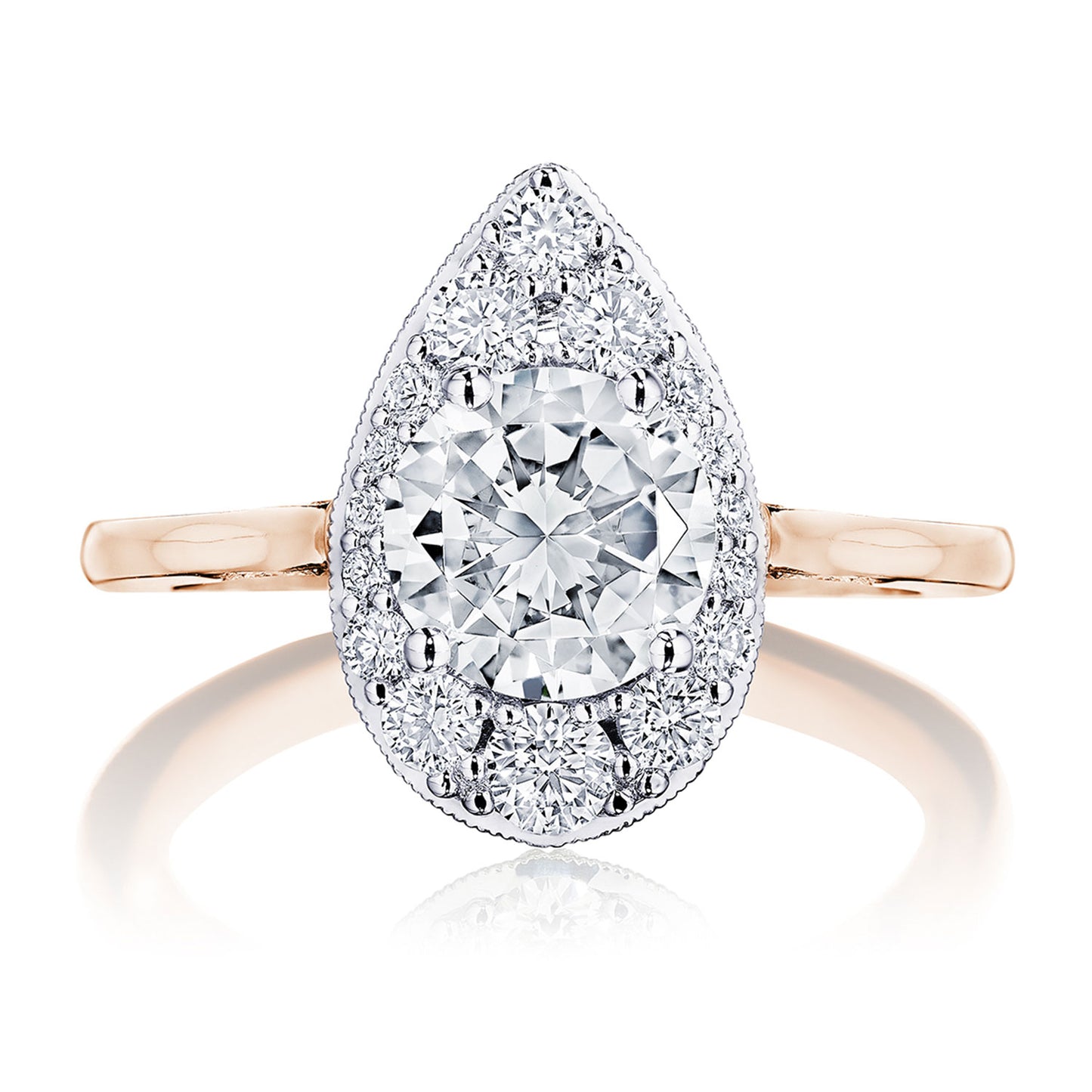 Round Bloom Engagement Ring