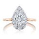 Round Bloom Engagement Ring