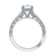 Emerald Solitaire Engagement Ring