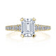 Emerald Solitaire Engagement Ring