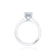 Emerald Solitaire Engagement Ring