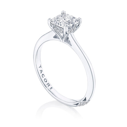 Princess Solitaire Engagement Ring