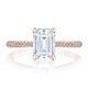 Emerald Solitaire Engagement Ring