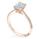 Emerald Solitaire Engagement Ring