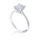 Princess Solitaire Engagement Ring