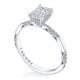 Emerald Solitaire Engagement Ring