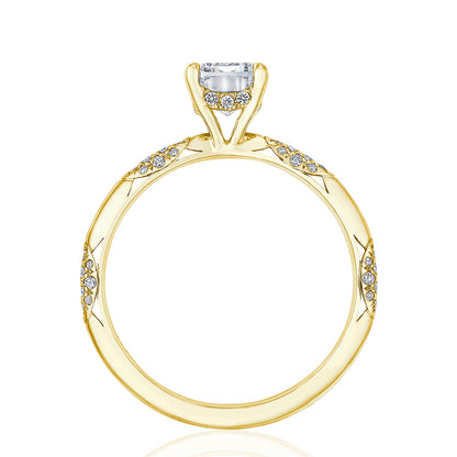 Emerald Solitaire Engagement Ring