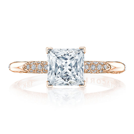 Princess Solitaire Engagement Ring