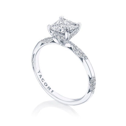 Princess Solitaire Engagement Ring