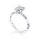 Princess Solitaire Engagement Ring