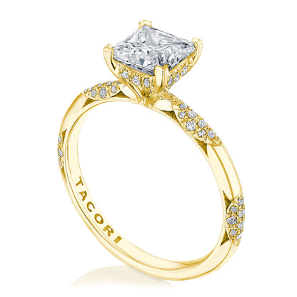 Princess Solitaire Engagement Ring