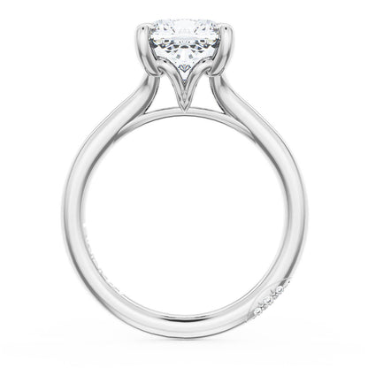 Cushion Solitaire Engagement Ring