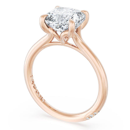 Cushion Solitaire Engagement Ring