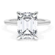 Emerald Solitaire Engagement Ring