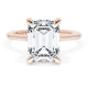 Emerald Solitaire Engagement Ring