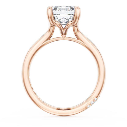 Emerald Solitaire Engagement Ring