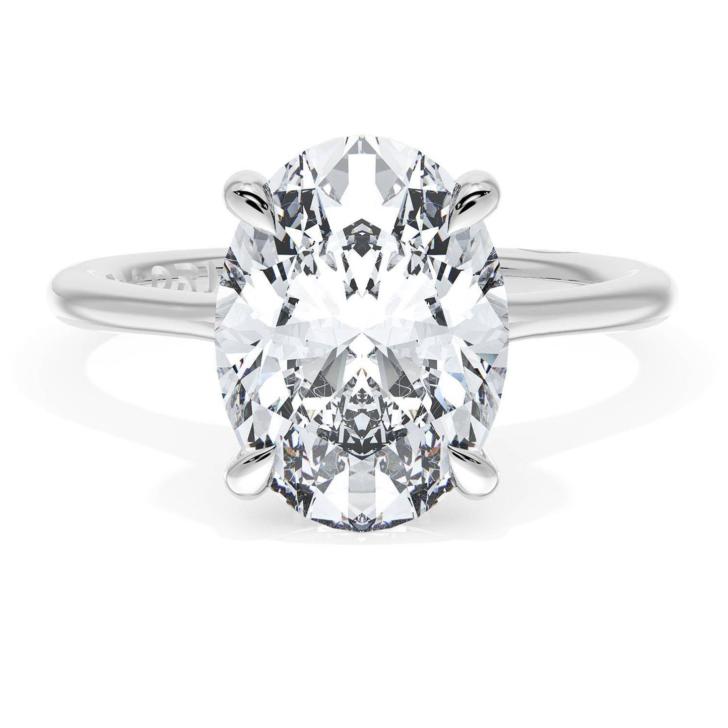 Oval Solitaire Engagement Ring
