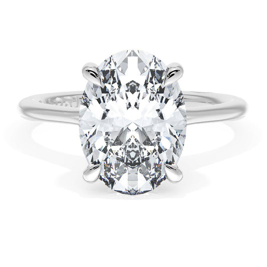 Oval Solitaire Engagement Ring