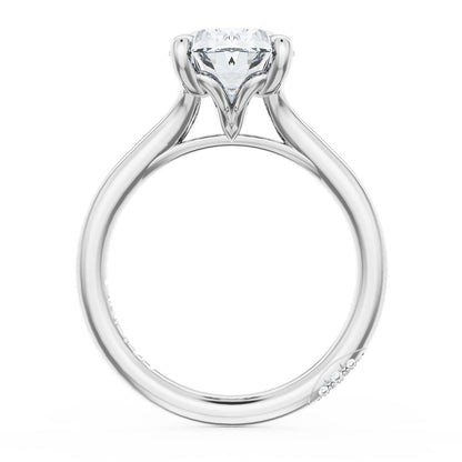 Oval Solitaire Engagement Ring