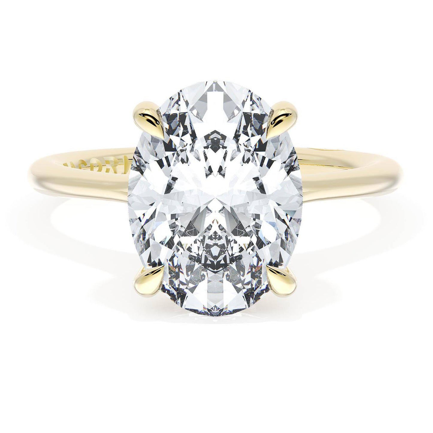 Oval Solitaire Engagement Ring