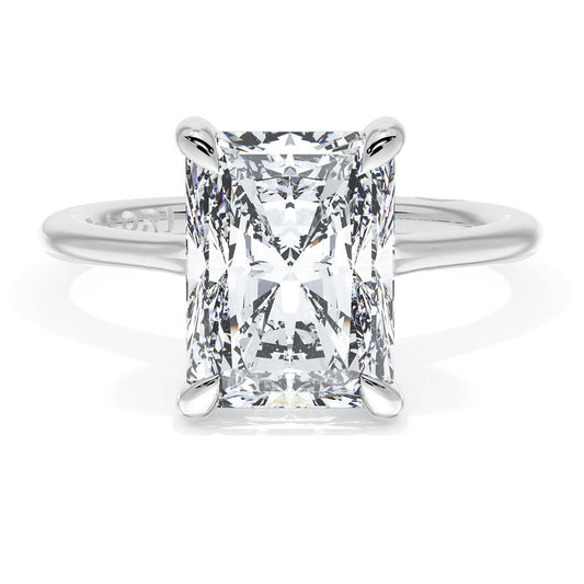 Radiant Solitaire Engagement Ring