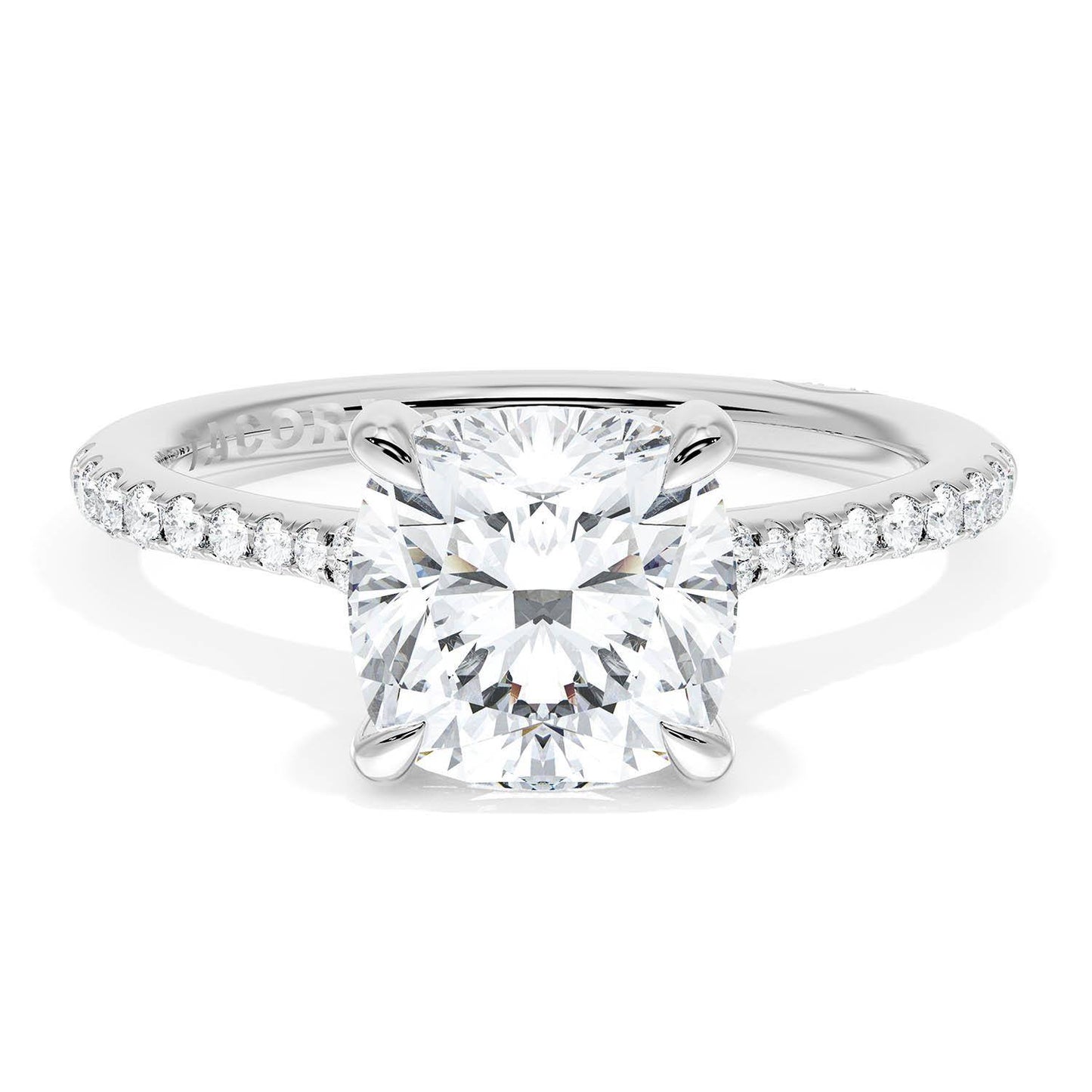 Cushion Solitaire Engagement Ring