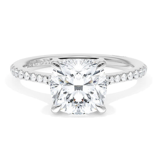 Cushion Solitaire Engagement Ring