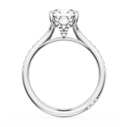 Cushion Solitaire Engagement Ring