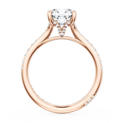 Cushion Solitaire Engagement Ring