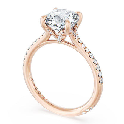Cushion Solitaire Engagement Ring