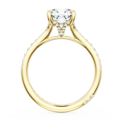 Cushion Solitaire Engagement Ring