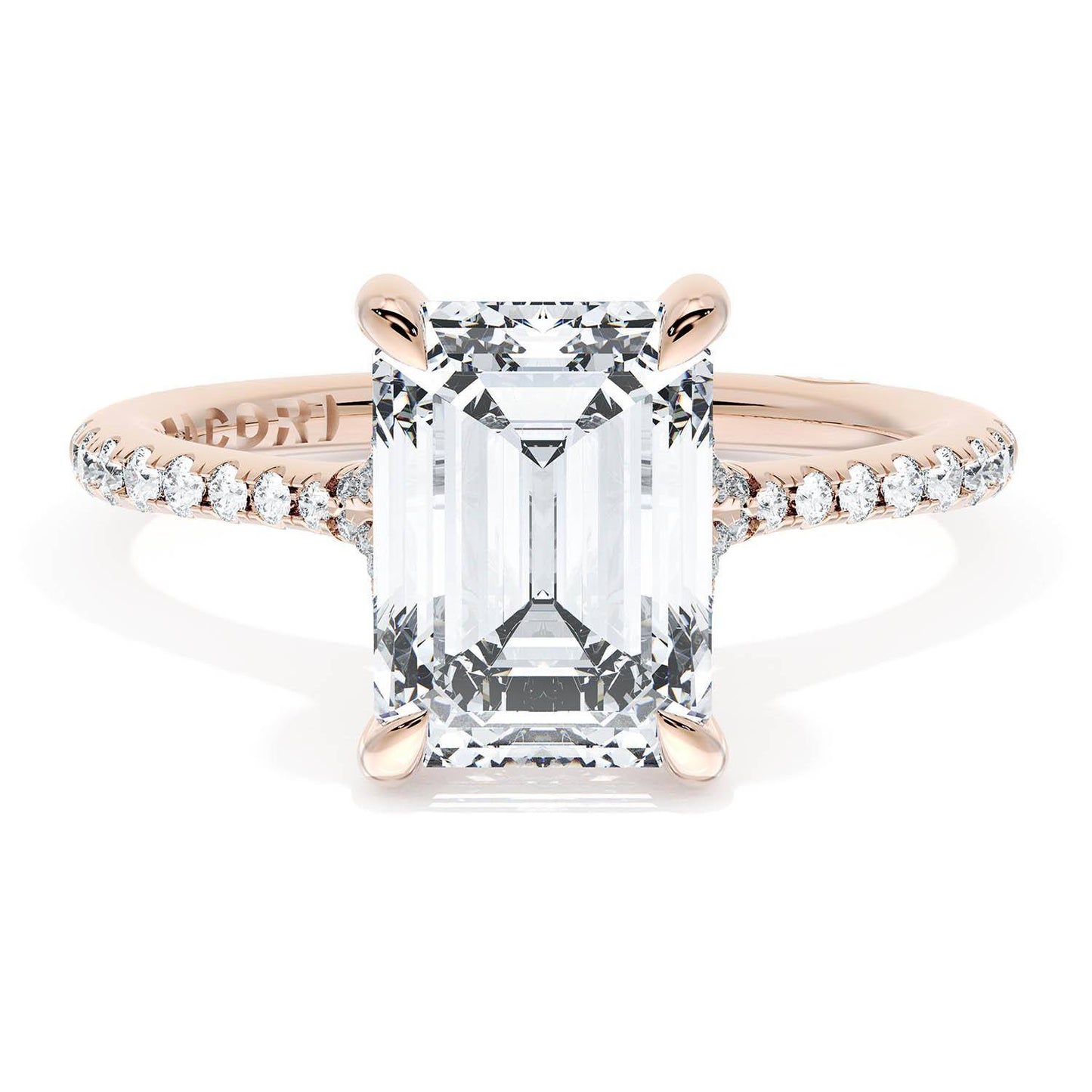 Emerald Solitaire Engagement Ring