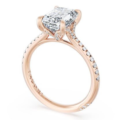 Emerald Solitaire Engagement Ring